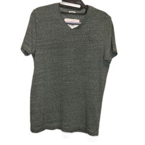 Abercrombie & Fitch green Heather v-neck T-shirt